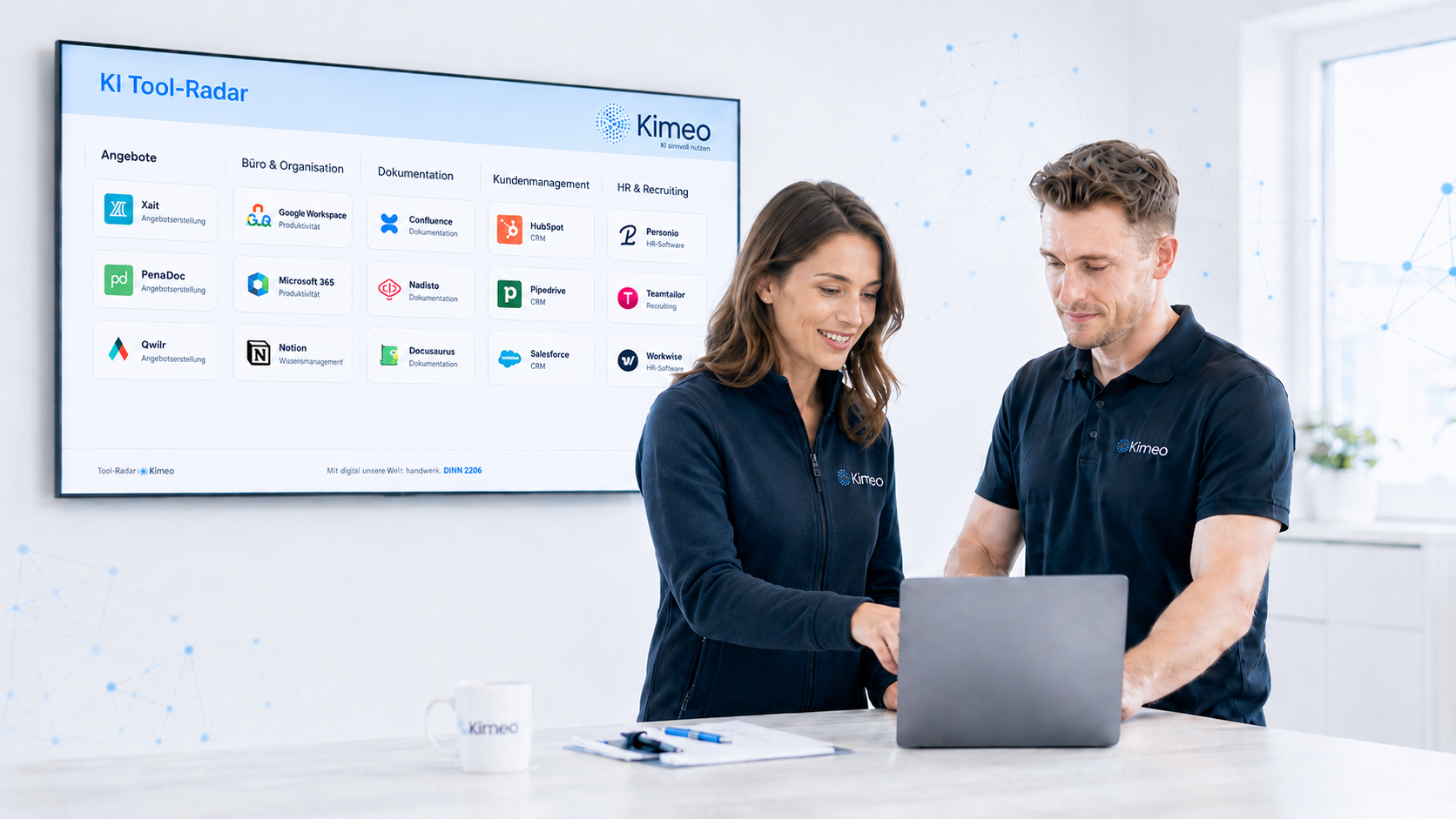 KIMEO Team zeigt den KI Tool-Radar für das Handwerk
